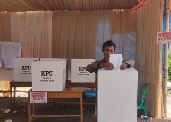 Pemungutan Suara Ulang TPS 09 Jambu Alas di Kecamatan Ciruas