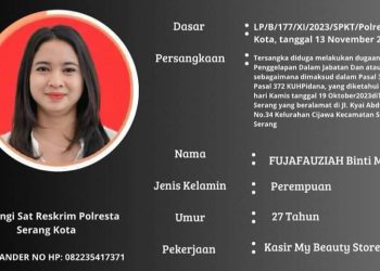 Perempuan Cantik Asal Pandeglang Ini Diburu Polresta Serang Kota, Kasusnya Bikin Geleng-geleng Kepala