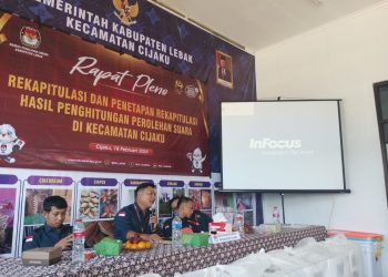 Setelah Ditunda, Rapat Pleno PPK di Lebak Dilanjutkan Kembali