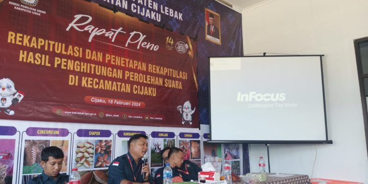 Setelah Ditunda, Rapat Pleno PPK di Lebak Dilanjutkan Kembali