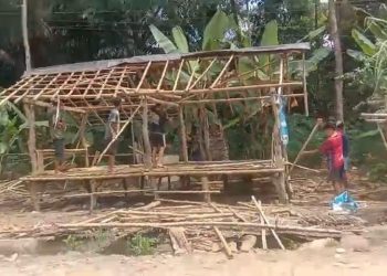 Kalah Suara di Pemilu 2024, Caleg Asal Lebak Bongkar Pos Ronda di Tanah Miliknya