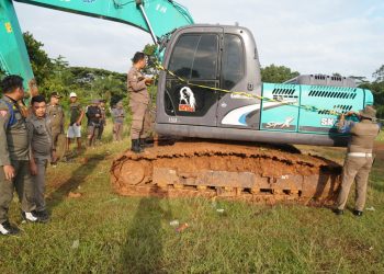 Galian Tanah Ilegal di Kelurahan Kadu Agung Tigaraksa Disegel