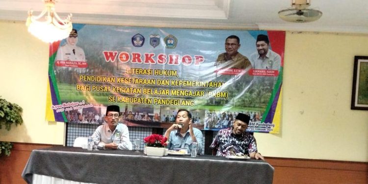 FK PKBM Pandeglang Gelar Workshop Literasi Hukum Pendidikan Kesetaraan dan Kepemerintahan