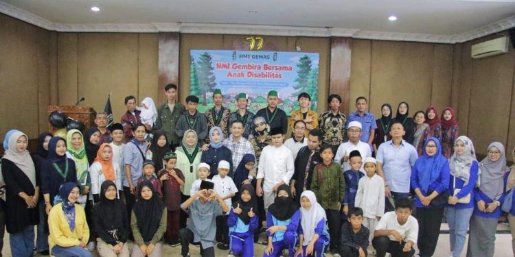Dies Natalis HMI ke-77 Lebak Bareng Anak-anak Disabilitas