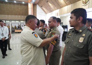 18.032 Personel Satlinmas Jaga TPS di Kabupaten Tangerang