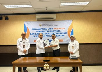 Pertama di Indonesia, Pemprov Banten Sampaikan LKPD Unaudited ke BPK RI Perwakilan Provinsi Banten