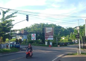 Lampu Lalu Lintas di Kadubanen Pandeglang Padam, Pengendara Kebingungan