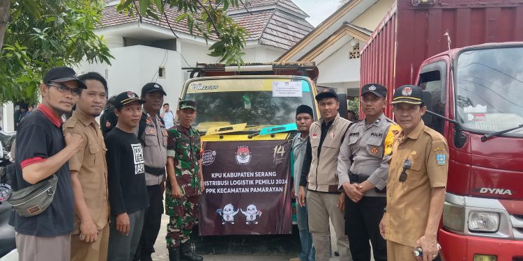 H-2, PPK Pamarayan Selesai Distribusikan Logistik Pemilu 2024