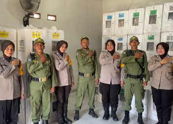 Tak Hanya Polisi Laki-laki, Polres Serang Juga Kerahkan Polwan Dalam Pengamanan Pemilu 2024
