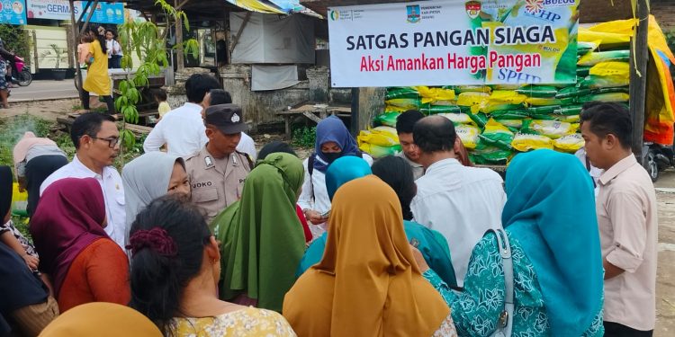 Harga Beras Meroket, Warga di Kabupaten Serang Serbu Lokasi Operasi Pasar
