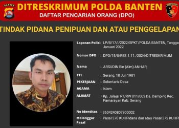 Jadi Buronan Polda Banten, Sekretaris Desa Damping Pamarayan Ternyata Gelapkan 11 Sertifikat Tanah Milik Warga