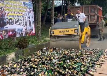 Jelang Bulan Puasa, Ribuan Botol Miras Dimusnahkan Pemkot Serang