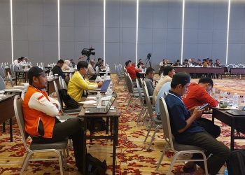 Saksi Parpol Hadiri Rapat Pleno Terbuka KPU Kota Serang