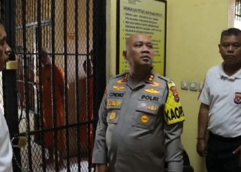 Cek Tahanan, Kapolres Serang Ingatkan Ini ke Penjaga Tahanan