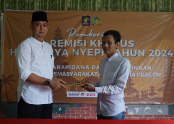 Satu WBP Lapas Cilegon Dapat Remisi Khusus Keagamaan Hari Raya Nyepi