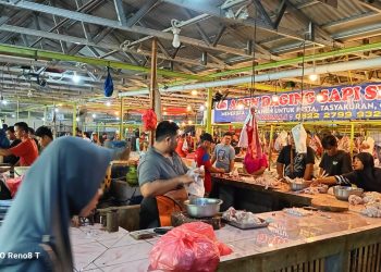 Usai Penertiban Pasar Kutabumi, Pedagang Mulai Berdagang di TPPS