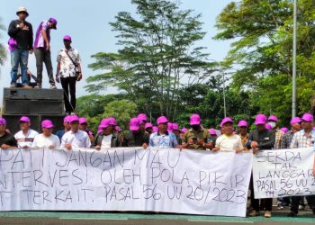 Peta Karya Unjuk Rasa di Depan Gedung Bupati Tangerang, Ini Tuntutannya