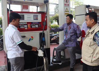 Disperindag Cek Alat Ukur di SPBU Jalur Mudik Tangerang