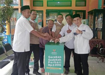Ikuti Instruksi Walikota Cilegon, Kelurahan Ketileng Giatkan Gerakan Sedekah Rp 2.000 per Hari