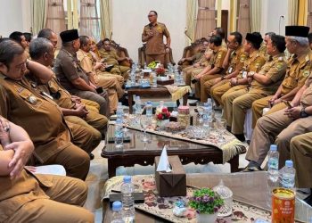 Jelang HUT ke-25 Kota Cilegon, Helldy Kumpulkan Pejabat Pemkot Cilegon