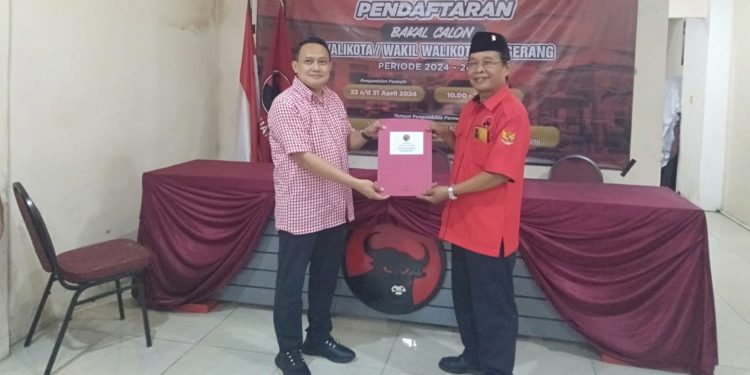 Nyalon Walikota Tangerang, Helmy Halim Resmi Daftar ke PDIP