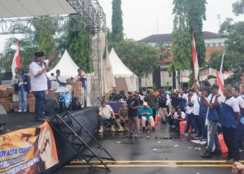 Di Cilegon, Buruh Konsisten Tolak UU Cipta Kerja Hingga Upah Murah