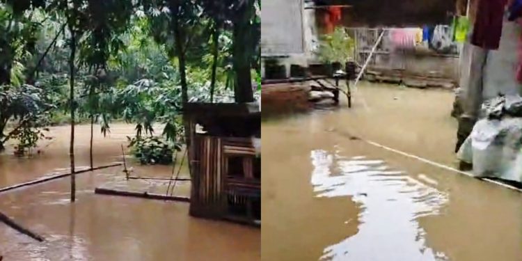 Sungai Cibereum Meluap, Puluhan Rumah di Lebak Terendam Banjir