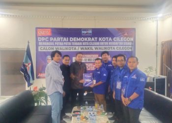 Usai di NasDem, Dede Rohana Putra Ambil Formulir Bacalon Walikota Cilegon di Demokrat