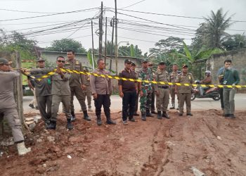 Galian Tanah di Tegalsari Tigaraksa Disegel Satpol PP Kabupaten Tangerang