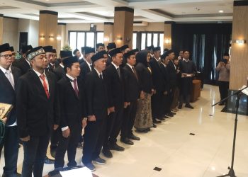 40 Anggota PPK Dilantik, Ketua KPU Cilegon: Jaga Integritas, Tranparansi, dan Jujur