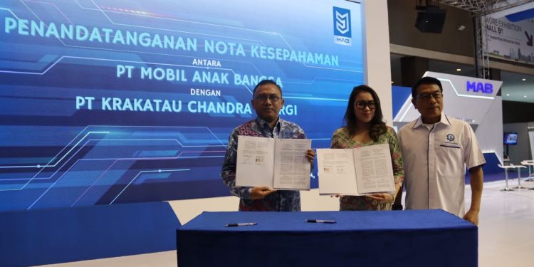 PT Krakatau Chandra Energi Dukung Ekosistem Electric Vehicle bersama PT MAB