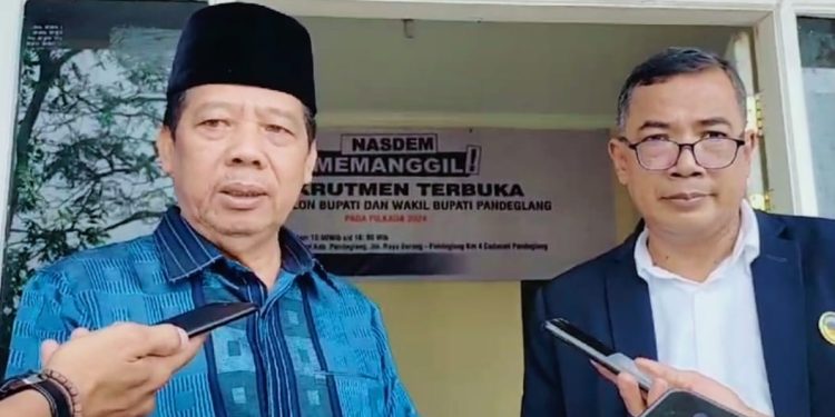 Visi Misi di Partai NasDem, Tb Entus Janjikan Perbaikan Kesejahteraan Pegawai di Pandeglang