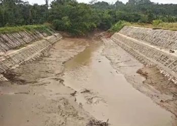 Sungai Cimoyan Pandeglang Tercemar Limbah Pasir Putih