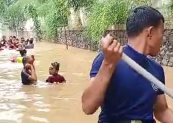 Sungai Cisadane Meluap, Sekda Kota Tangerang Minta Pintu Air Bendungan Pasar Baru Dibuka