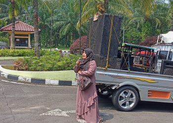 Belasan Pedagang Pasar Kotabumi Geruduk Gedung Bupati, Minta Pj Bupati Perhatikan Pedagang