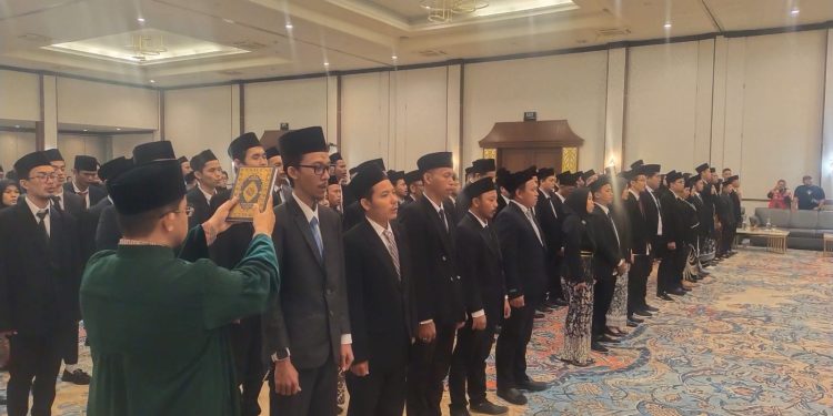 129 Anggota PPS Kota Cilegon Diambil Sumpah Jabatan