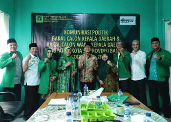 Hasbi Jayabaya Jalani Fit and Proper Test Bacabup Lebak di DPW PPP Banten