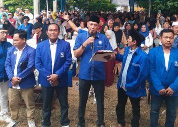 Warga Cibeber-Cilegon Banjiri Deklarasi Dukungan Alawi Mahmud sebagai Bacalon Walikota Cilegon