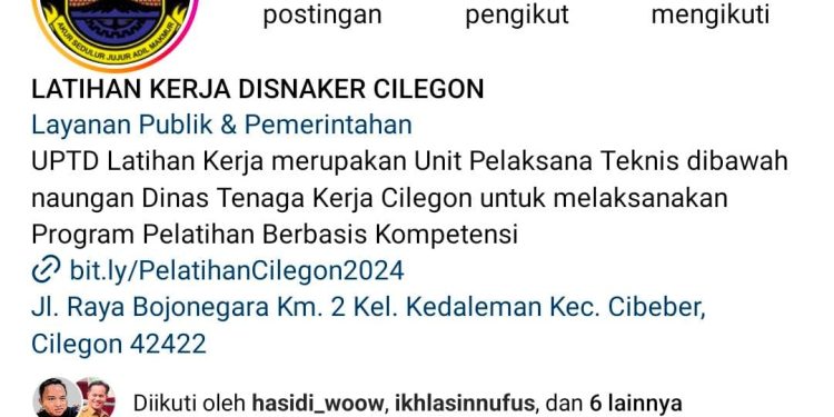 Instagram BLK Cilegon Kena Hack, Masyarakat Diminta Waspada dan Tidak Mudah Ditipu