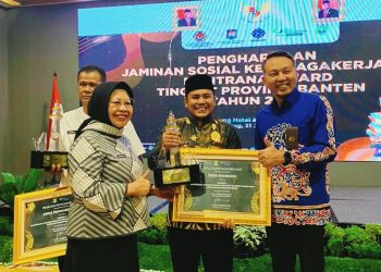 87,1 Persen Warganya Tercover BPJS Ketenagakerjaan, Desa Bandung Juara Pertama Tingkat Provinsi Banten