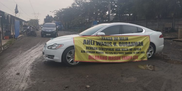 Sedan Jaguar Dipindahkan, Akses Masuk Kawasan Industri Jaha Sentul Jaya Kembali Normal