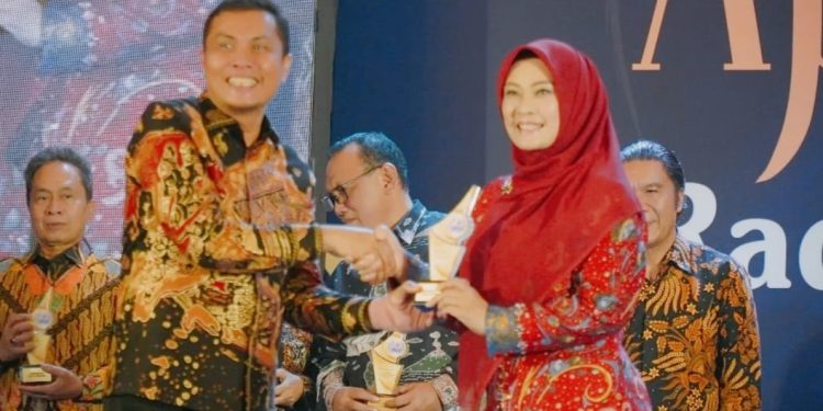 Bupati Irna Raih Penghargaan Sebagai Tokoh Pelopor Mal Pelayanan Publik