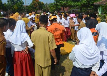 Siswa Kebutuhan Khusus Dilatih Evakuasi Mandiri Saat Bencana