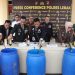Polres Lebak bersama Forkopimda Musnahkan Ribuan Barang Botol Miras