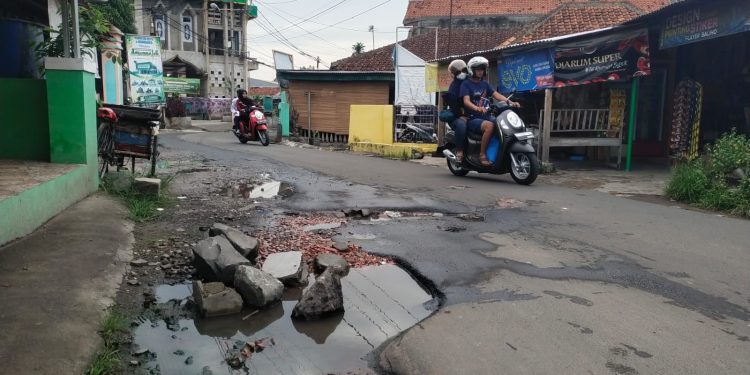 Bertahun-tahun Tak Diperbaiki, Jalan Berlubang di Jombang Kali Dikeluhkan Warga