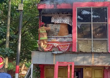 Diduga Korsleting Listrik, Ruko Penyimpanan Alat Musik Terbakar