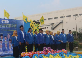 Pertama Dalam Sejarah, Pengurus Cabang PMII Tangerang Dilantik di TMP Raden Aria Wangsakara