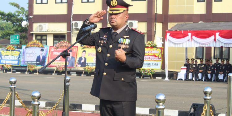 Berikan Sambutan HUT Bhayangkara ke-78, Kapolres Serang: Jangan Ada Lagi Persepsi Polri Tajam ke Bawah Tumpul ke Atas
