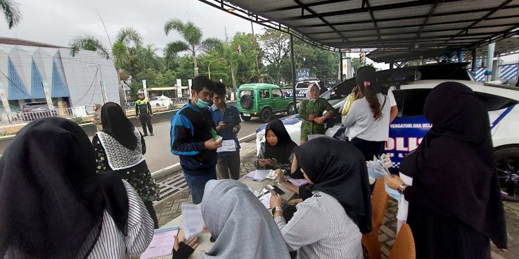 Kesadaran Bayar Pajak Rendah, Puluhan Kendaraan di Pandeglang Terjaring Razia