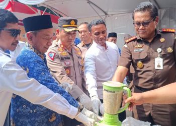 Kejari Serang Musnahkan Barang Bukti 75 Perkara Pidana Umum